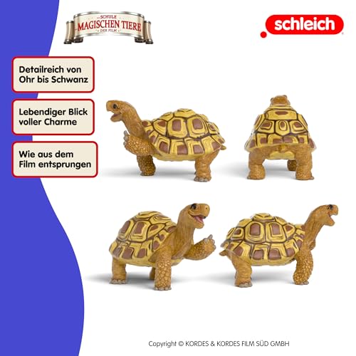 schleich DIE Schule DER MAGISCHEN Tiere | Henrietta 14910 | Tierfigur Schildkröte aus dem Film | detailgetreue Sammelfiguren | Geschenk für Kinder & Sammler | ab 3 Jahre | 7 x 4 x 5 cm