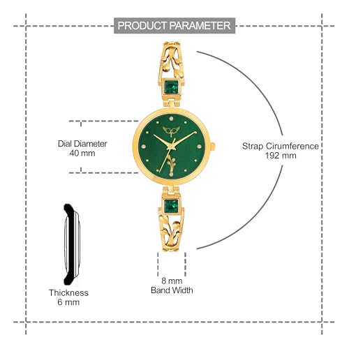 Image of WHITE BIRD Premium Showstopper Quartz Analog Wrist Watch for Women's