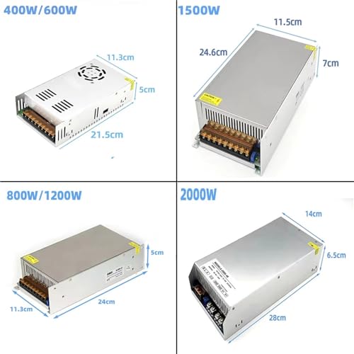 Transformateur alimentation à découpage haute puissance 2000W 12V 24V robuste - 3