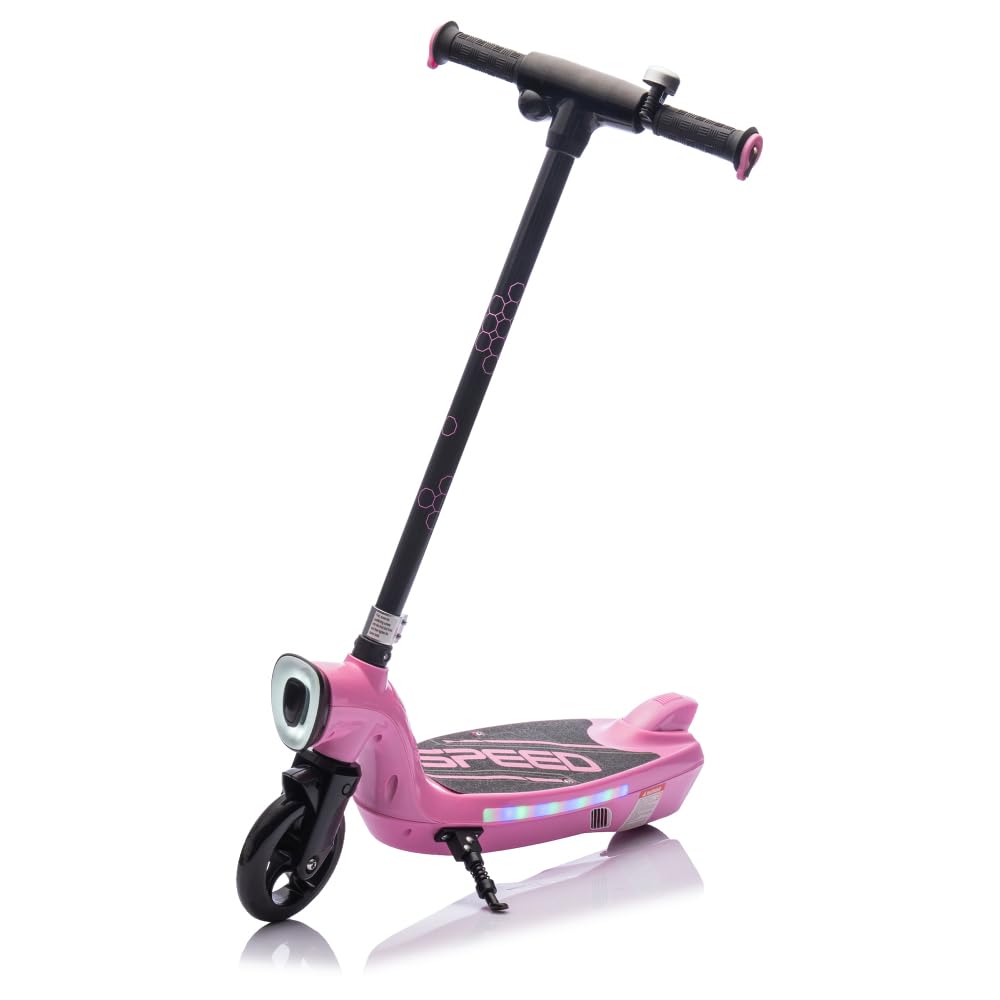 Beaunicorn Electric Scooter for Kids Electric Scooters Faster Speed and Longer Usage Time with Bell Kickstand Rear Brake