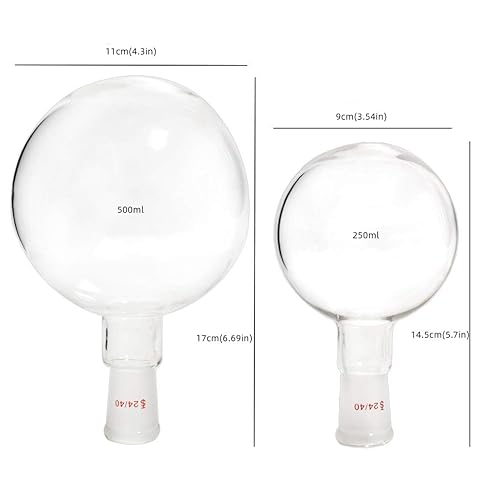 Miniatura 4 de Nuevo 16.9 fl oz, 13 unids Aparato de destilación de vidrio Química Lab Kit de cristalería de agua destilador purificador