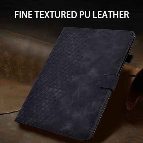 Vkooer Etui ochronne na iPad mini (A17 Pro) 2024 7. generacji/iPad mini 6. generacji 2021 8,3 cala, etui typu folio z PU-skóry z funkcją automatycznego włączania/wyłączania, etui stojące, kolor czarny