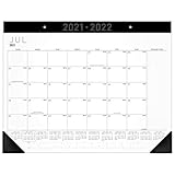Academic Desk Calendar 2021-2022, AT-A-GLANCE Desk Pad Calendar, Monthly, 21-3/4' x 17', Standard, for School, Teacher, Student, Contempo (AY24X00)