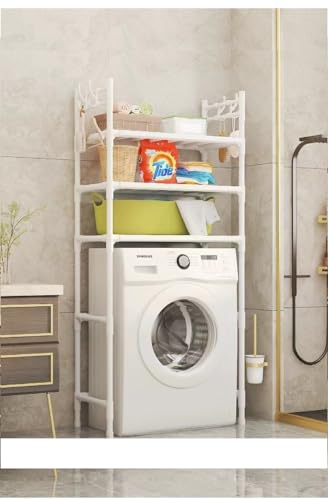 Inllex 3-Tier Adjustable Washing Machine Rack Over Toilet Bathroom Organizer Above Washer Dryer Storage Shelf Space Saving Rack (B0DH3DL1RK) Amazon Price History, Amazon Price Tracker