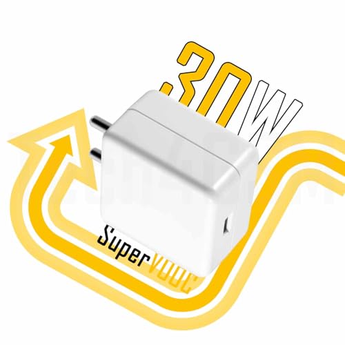 Image of Original 30W Quick Adapter Compatible with RealMe Narzo 20a, 7 Pro (Only Adapter)