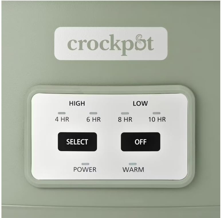 Crock-Pot Locking Lid 6qt Cook and Carry Programmable Slow Cooker Moonshine Green