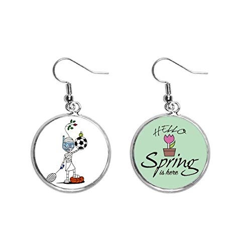 Pendientes de fútbol Horus para lucir en terrazas esta primavera