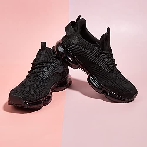 Image of LUCKY STEP Women Air Cushion Fashion Sneakers Breathable Casual Comfortable Lightweight Walking Shoes