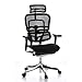 Produktbild hjh OFFICE 652116 High End Bürostuhl ERGOHUMAN Plus ergonomischer Bürostuhl mit Vollausstattung, Originales Design, Netzstoff Schwarz