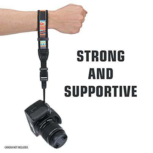 image for USA GEAR Camera Wrist Strap - Neoprene Camera Strap with Comfortable S