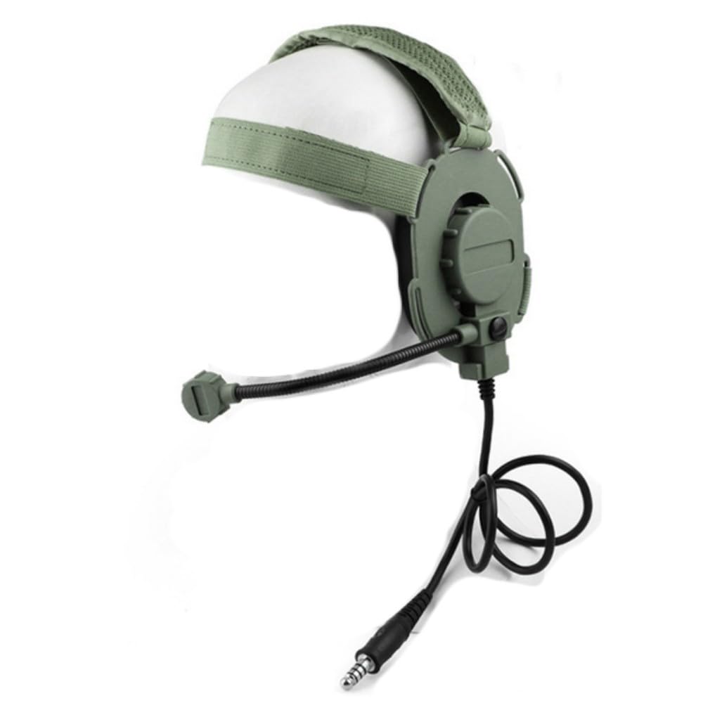 ACEXIER Auriculares tácticos para comunicación Combate Juegos CS Caza Airsoft PTT