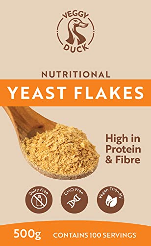 Veggy Duck - Nutritional Yeast Flakes (500g) - Natural | GMO Free | Vegan Friendly
