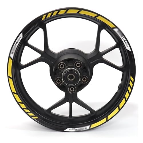 Roue réfléchissante moto CB190R avec bande adhésive haute visibilité