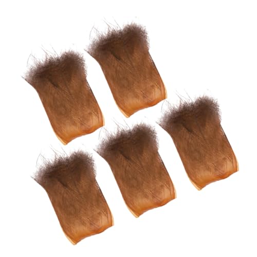 ERINGOGO 5 Pièces Fond D'écorce de Palmier en Fibre Naturelle Marron, Décor Réaliste pour Aquarium, Pot de Fleurs de Jardin Couverture Suffisante et...