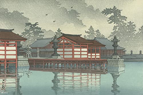 Miyajima In The Mist Hasui Kawase poster image