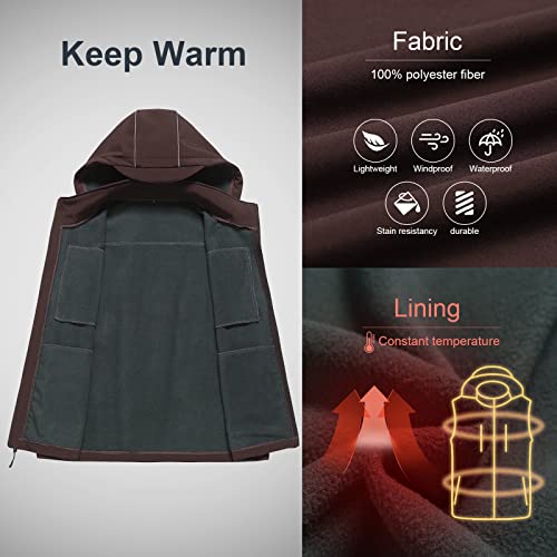 Image of CREATMO US Men's Casual Lightweight Warm Thin Outerwear Vest Windbreaker Sleeveless Jacket With Removable Hood