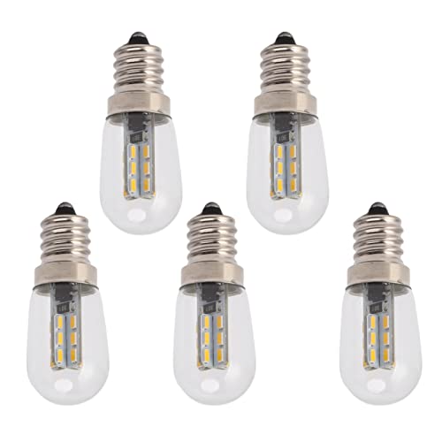 Aqur2020 AQUR20204GTEN7PHKI-12 E12 Led Bulb Socket Hood Bulb Light E12 Refrigerator Light 5Pcs Light Bulb 120V 24Pcs Small Bulb Home Room Bulb Bulb Bulb cover