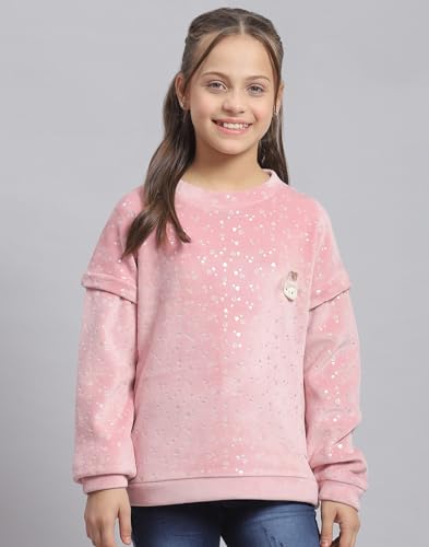 Image of Monte Carlo Girls Printed Round Neck Full Sleeve Sweatshirt (523063583)