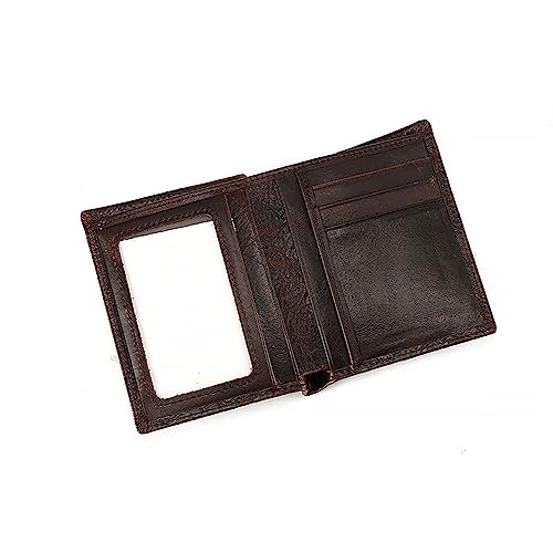 Dragon Wallet, 3D Engraved Dragon Purse Vintage Dragons Billfold for Men Genuine Leather Wallet3