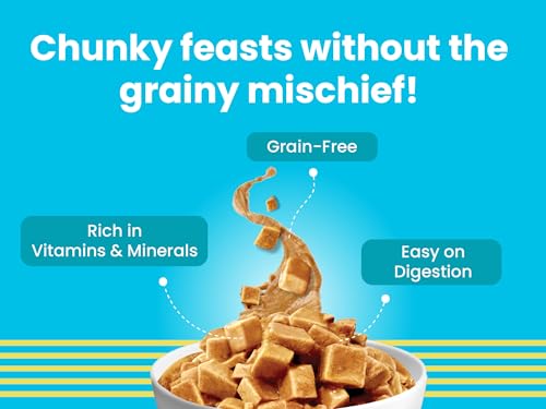 Image of Bark Out Loud Wet Dog Food Chunks | Chicken & Tuna Gravy Food for Adult Dogs | Grain-Free, Pea Protein with Omega Fatty Acids | Healthy & Tasty Meal for Dogs | 85 g (Pack of 12)