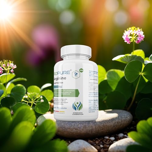 Starke Kombination: Hochdosierte L-Arginin + Pinienrindenextrakt (Pinus Pinaster subsp.), höhere Bioverfügbarkeit dank Sprühgranulationstechnologie,100% vegetarisch, 3-Monats-Vorrat, laborgeprüft