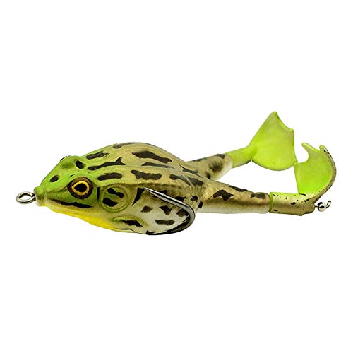 Rainai Appâts artificiels flottants pour leurre Grenouille, Grenouille Artificielle pour leurres de pêche, appât leurre réaliste, leurre bionique pour la pêche
