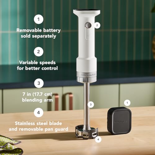 KitchenAid Go Cordless Hand Blender, battery sold separately, KHBRV00 - image 3