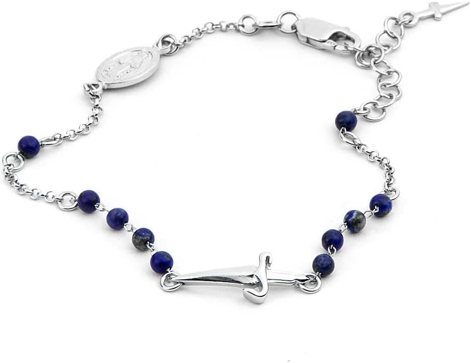 Cesare PaciottiMen's Bracelet Jewellery Rosary Classic cod. JPBR2212B, Sterling Silver