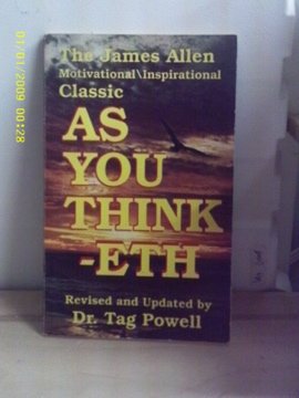 As You Thinketh 0914295691 Book Cover