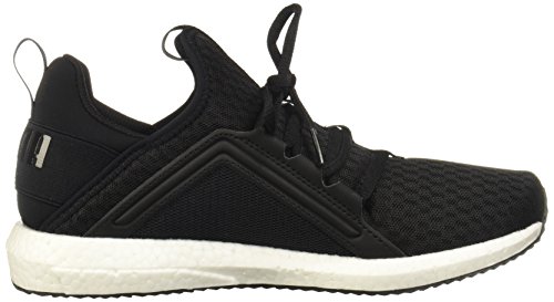 PUMA Puma Unisex-Child Mega NRGY Sneaker, Black Black, 4.5 M US Big Kid