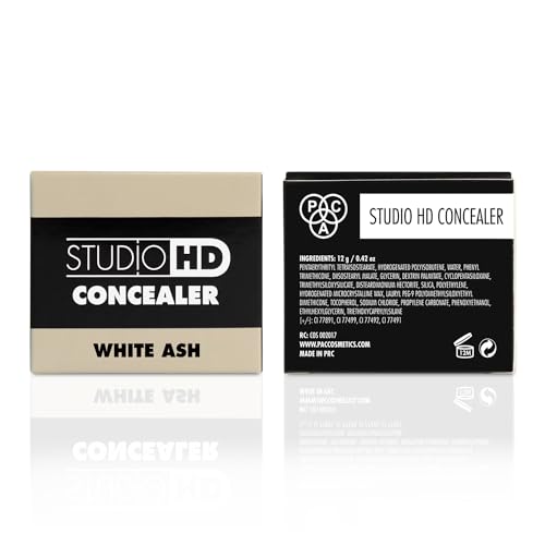 Image of PAC Studio HD Concealer White Ash | Lightweight Full Coverage | Non Drying Creamy Blendable Formula