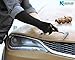 Kezzled- Designer Glove with Extended Arm Sleeves, Cut/Scratch/Heat Resistant with UV Protectors Abrasion Safety for Fireresistance – Black, Pair, One Size, Made with Glass & Kevlar by DuPont