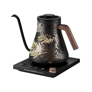 Electric Kettles, Gooseneck Electric Kettle, ±1℉ Temperature Control, Stainless Steel Inner, Quick Heating, for Pour Over Coffee, Brew Tea, Boil Hot Water, 0.9L Artisan