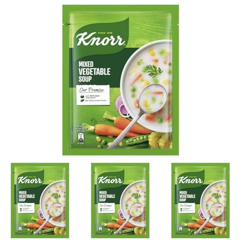 Image of Knorr Classic Mixed Vegetable Soup, 40g / 42g / 50g (Weight May Vary) (Pack of 4)