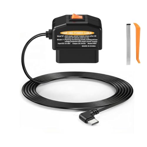 Zndhgdfe �f���A�����[�hOBD2����USB-C�A�_�v�^�[�d���P�[�u���A�_�b�V���J�����p�A�n�[�h���C���[���t���L�b�g���܂ށA24����365�����Ԃ����ACC�T�|�[�g�t��