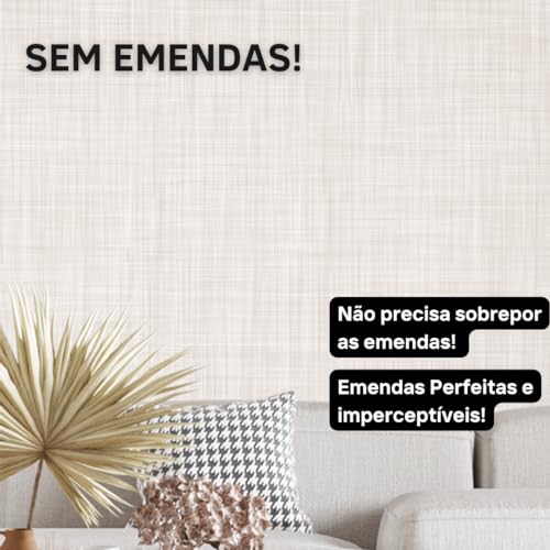 Papel de Parede Efeito Linho Tempestade de Areia
