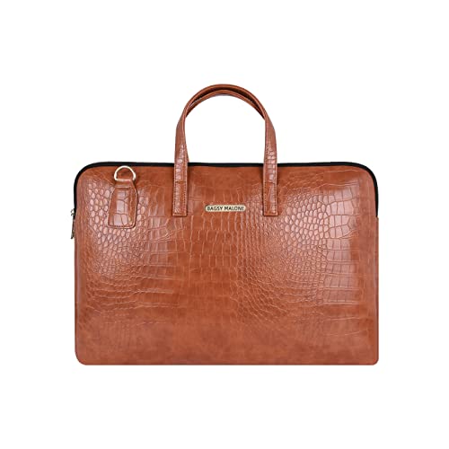 Image of Bagsy Malone Vegan Leather Unisex Laptop Bag-LB0014