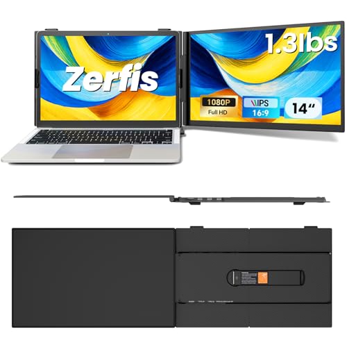 Zerfis Laptop Screen Extender, Ultra-Thin 14" F...
