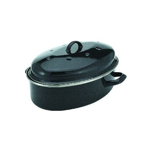 Judge Fuente para Horno Ovalada con el Auto de Tapa, Negro, 32 x 23 x 13 cm Cover