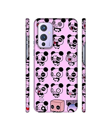 Image of Amazon Brand - Solimo Designer Panda Experation 3D Printed Hard Back Case Mobile Cover for OnePlus 9