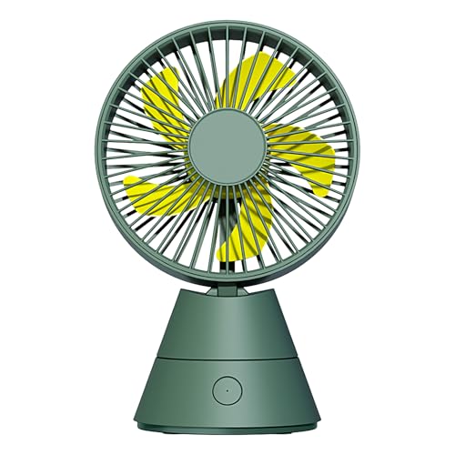 Ventilador de mesa USB - Mini ventilador portátil, velocidad variable | Ventilación potente para salón, camping, oficina, exterior, uso diario en verano