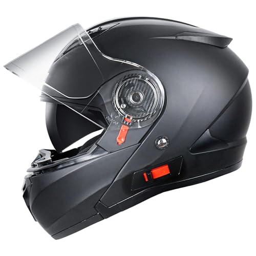 NENKI Helm Motorrad, Motorradhelm Zertifiziert nach ECE 22.06, Klapphelm Motorrad Herren, Schwarzer Helm, XXL(63-64 cm) NENKI Helm Motorrad, Motorradhelm Zertifiziert nach ECE 22.06, Klapphelm Motorrad Herren, Schwarzer Helm, XXL(63-64 cm)