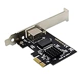 ANORE PCI-E Gigabit Ethernet Adapter PCI-E X1 RTL8125B Einzelner Elektrischer Port 100M/1G/2.5G Netzwerk 2.5GbE Multi-Gigabit NIC