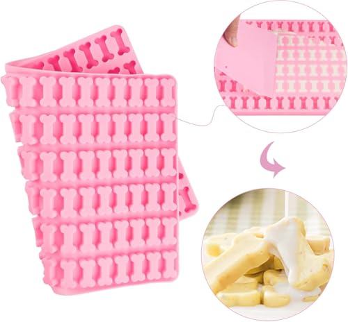 Socluer Backmatte Hundekekse 2 Stück Silikonformen für Hundeleckerlies und Katzenleckerli, Hundekekse Backform für DIY Keks, Schokolade, Kekse, Eiswürfel, Süßigkeiten