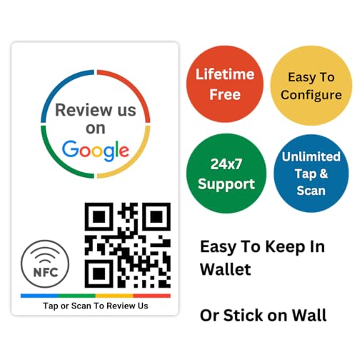 Review NFC Card with sticker | Instant Reviews | Lifetime Free by tinydabba - 2