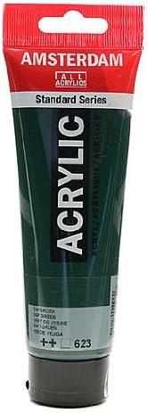 Amsterdam Standard Series Acrylic Paint sap Green 120 ml [Pack of 3 ]