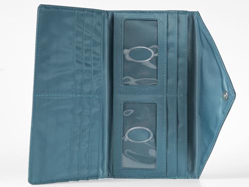 Image of Big Skinny Women's Slimvelope Tri-Fold Checkbook Slim Wallet, Holds Up to 40 Cards
