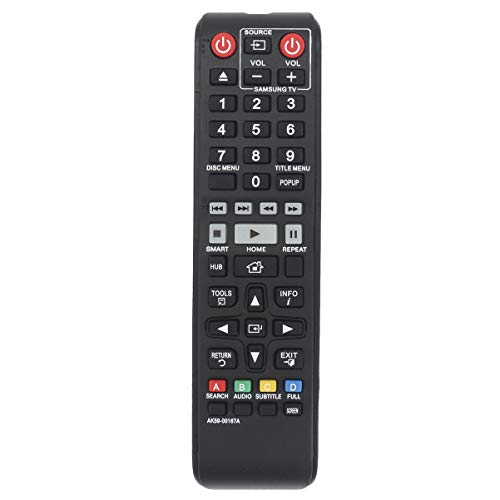 AK59-00167A Replace Remote Applicable for Samsung Blu-ray Disc Player BD-J6300 BD-J6300 ZA BD-JM63 BD-JM63C BD-F7500 BD-F7500 ZA BD-F6500 BD-F6700 BD-J7500 BD-J7500 ZA BD-H6500 BD-H6500 ZA