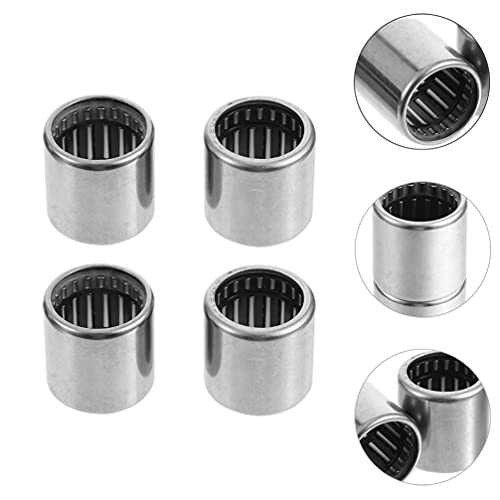 TEHAUX 4Pcs Drawn Copa Rolamentos de Agulha Rolamentos de Extremidade Aberta de Uma Maneira