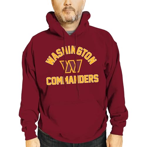Image of Team Fan Apparel NFL Gameday Hoodie Pullover Sweatshirt for Men and Women | Officially licensed NFL Gameday fleece pullover - kangaroo pocket, ribbed cuffs, drawstring hood, unisex fit